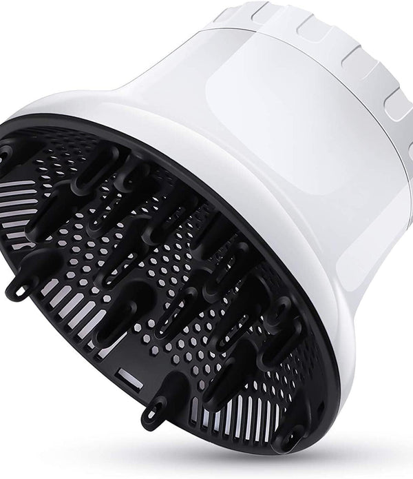 Universal Hair Diffuser Attachment, Adjustable Nozzle for Curly Hair, Fits Most