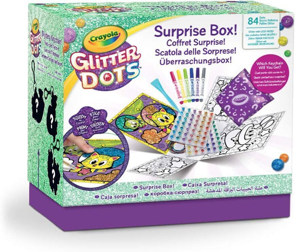 Glitter Dots Box of Surprises, to Create and Decorate & Moldable Glitter Craft