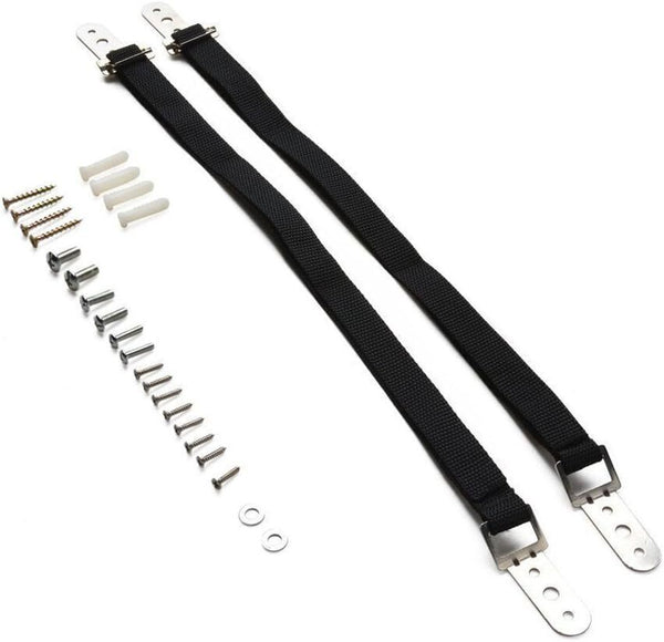 Baby Safety Metal TV Straps, DD Furniture Anti-Tip Straps Heavy Duty