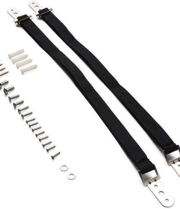 Baby Safety Metal TV Straps, DD Furniture Anti-Tip Straps Heavy Duty