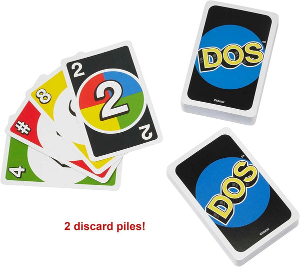 Mattel UNO Dos Family Card Game  Fun Addition to Classic UNO