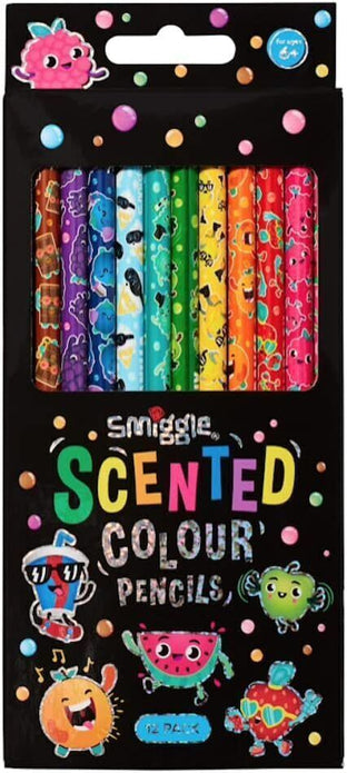 Smiggle Scented Colouring Pencils 12 Pack