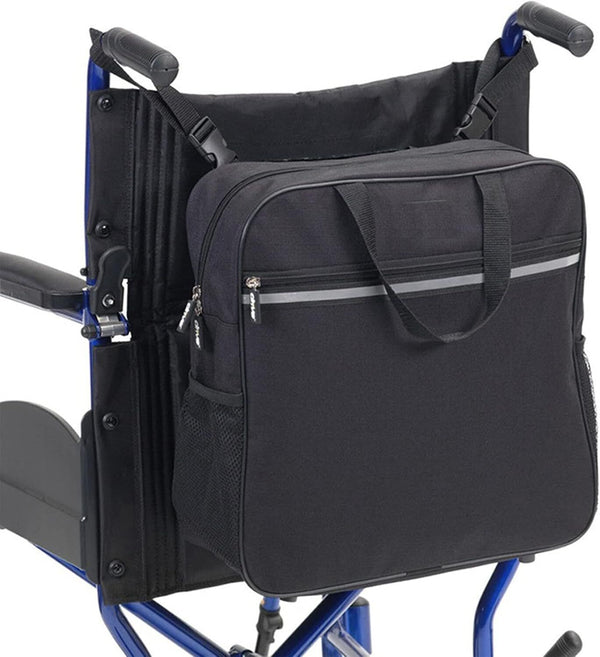 BCDZZ Large Capacity Wheelchair Side Bag - Multi-Functional, Water-resistant