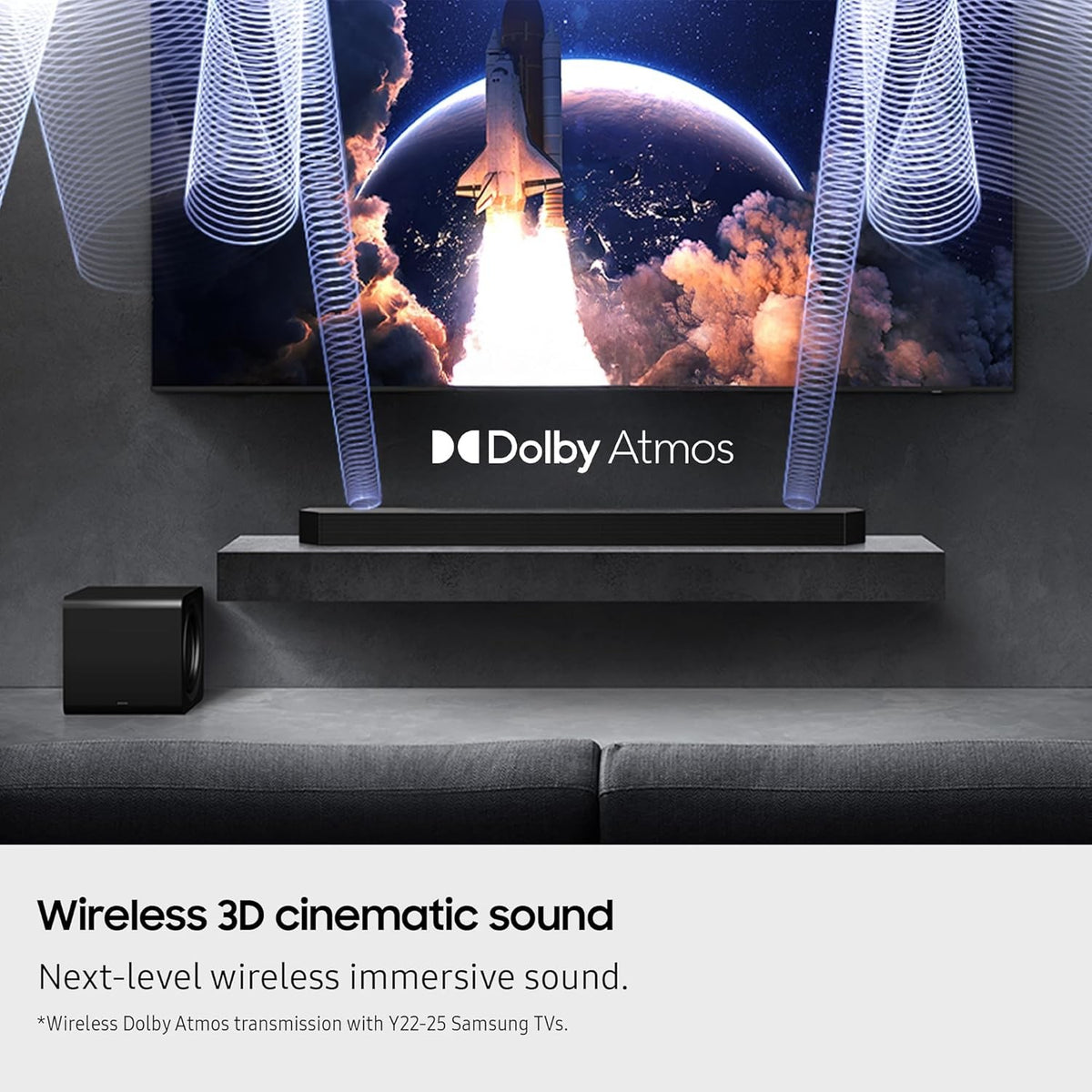 SAMSUNG HW-Q990F/XU 11.1.4 Wireless Sound Bar with Dolby Atmos