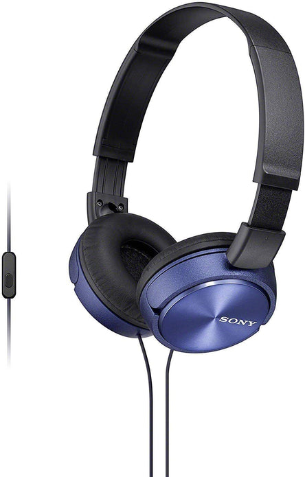 Sony ZX310AP On-Ear Headphones Compatible with Smartphones, Tablets and MP3 Devi