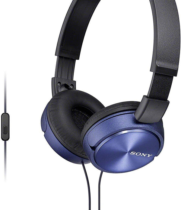 Sony ZX310AP On-Ear Headphones Compatible with Smartphones, Tablets and MP3 Devi