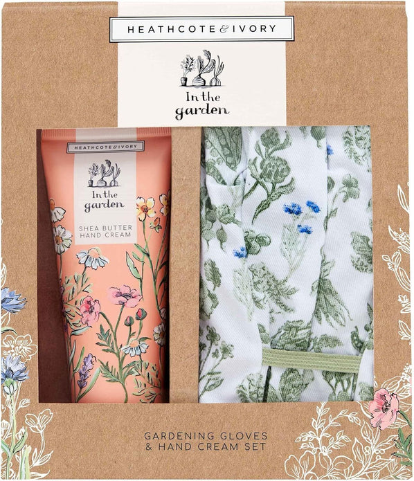 In The Garden Gardening Gloves & Hand Cream Set