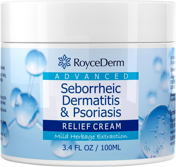 Seborrheic Dermatitis Cream for Psoriasis, Dry Scalp, Dandruff Relief