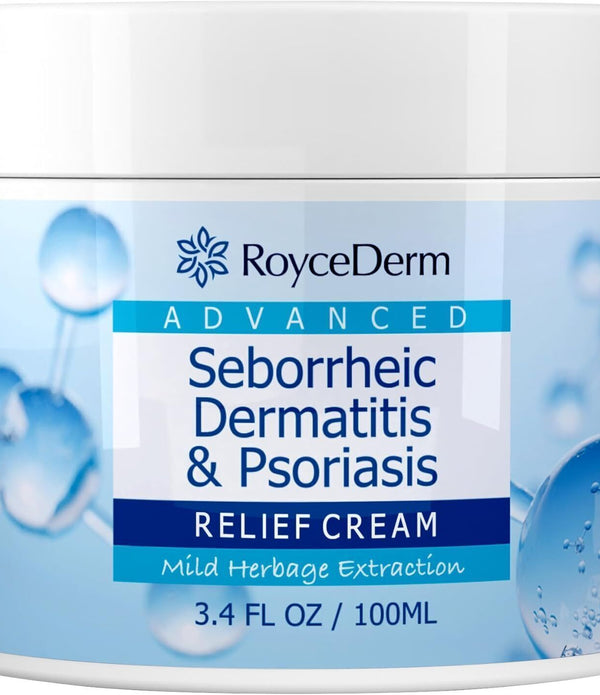Seborrheic Dermatitis Cream for Psoriasis, Dry Scalp, Dandruff Relief