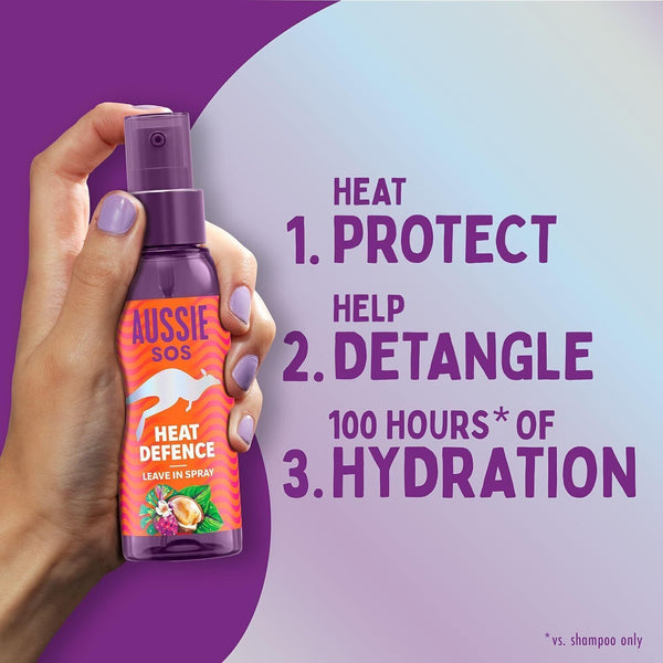 Aussie SOS Heat Saviour Leave-On Spray 100ml