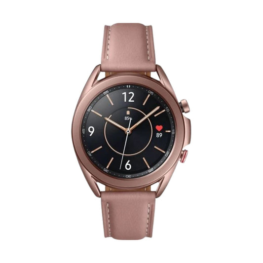 Samsung Galaxy Watch3 (Cellular, 41mm) Mystic Bronze Steel Case + Pink Strap