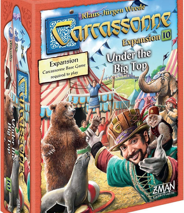Carcassonne Under The Big Top Board Game Expansion 10 - Medieval Theme Game Exp