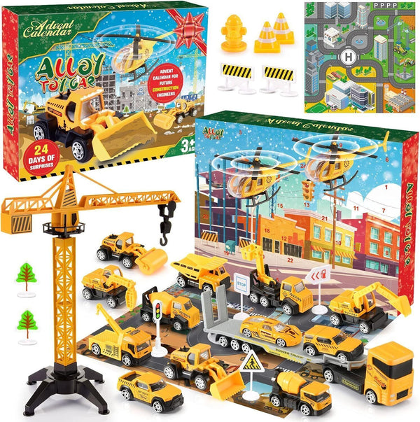 Advent Calendar 2024 for Kids - Alloy Military Vehicles & Base Set