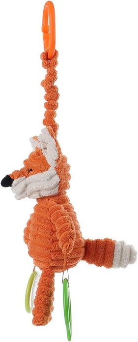 Apricot Lamb Baby Stroller Teething Toy, Fox Character, 8.5 Inches