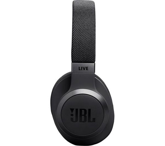 JBL Adaptive Noise Cancelling Headphones Wireless Over-Ear Live 770NC Black