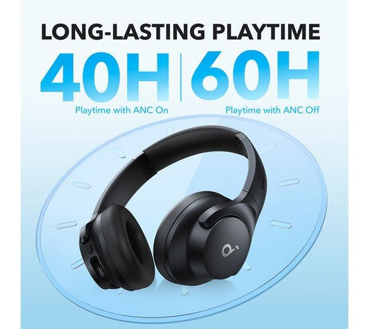 SOUNDCORE Q21i Wireless Bluetooth Noise-Cancelling Headphones - Black