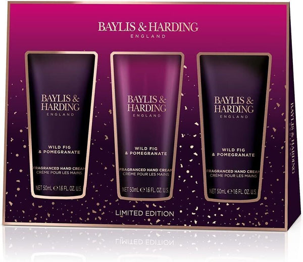 Baylis & Harding Wild Fig & Pomegranate Luxury Vegan Hand Candy Set, Elegant