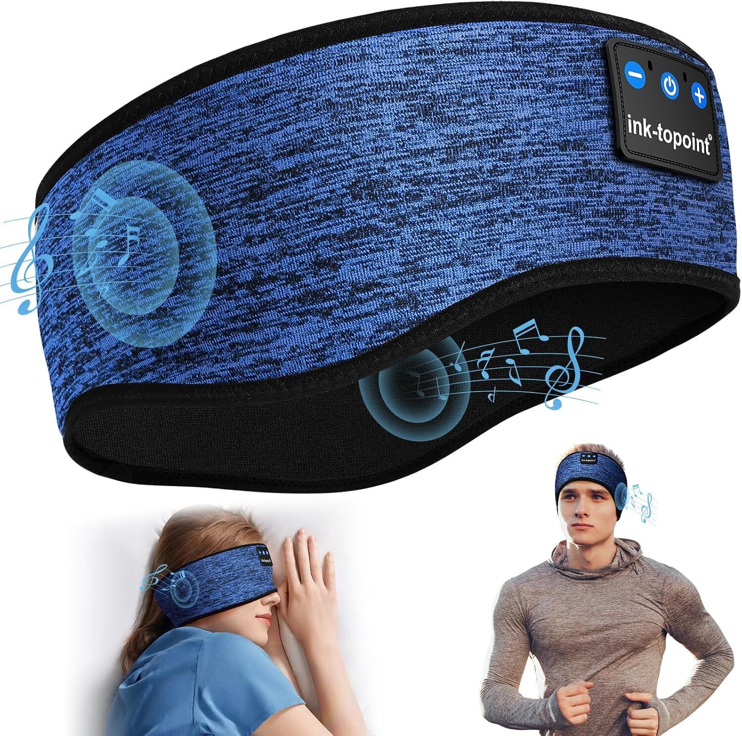 Wireless Sleep Headphones Headband - Bluetooth, Ultra-Soft Unisex