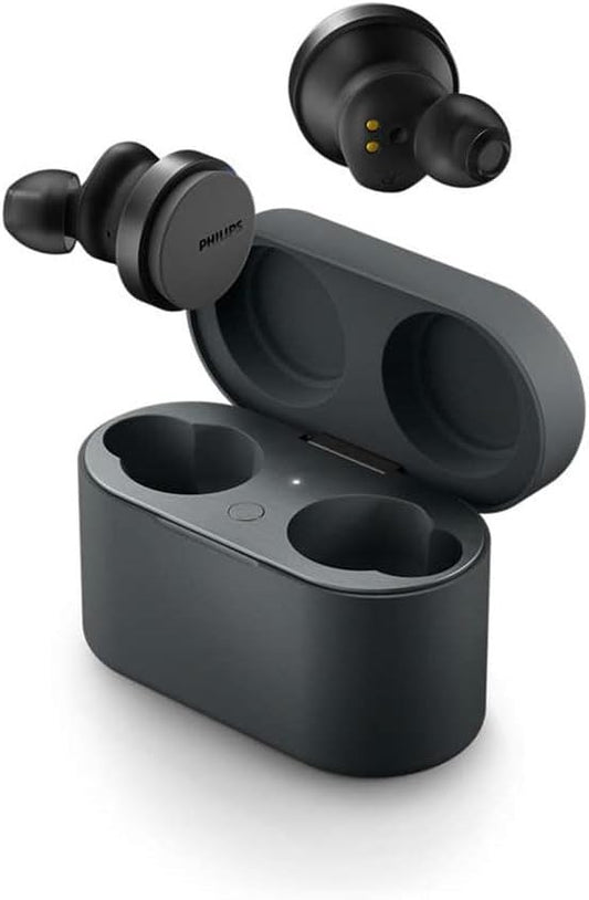 Philip's TAT8506BK/00 Wireless Bluetooth Noise-Cancelling Earbuds - Black