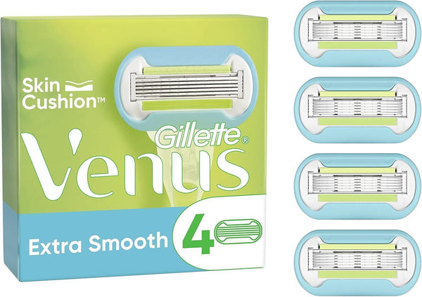 Gillette Venus Extra Smooth Razor Blades 4-Pack