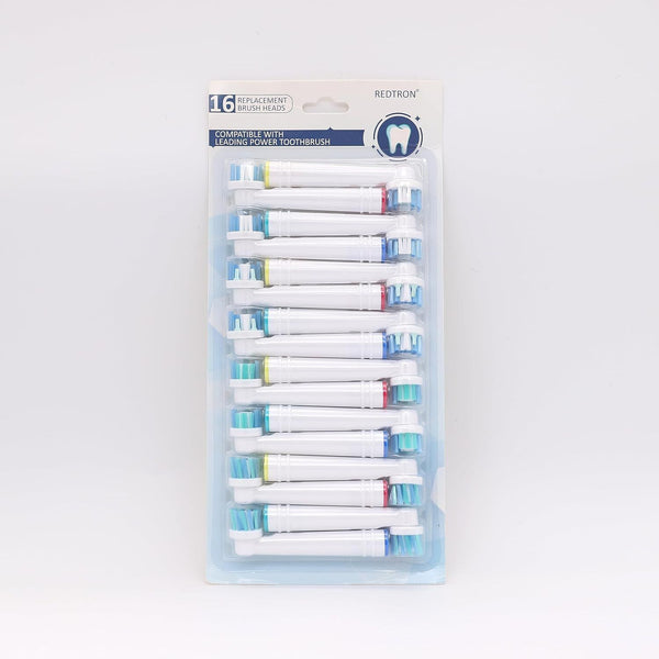 Replacement Brush Heads Compatible with Big Brand Toothbrush, 16Pcs Family Pack 