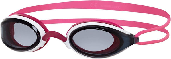 Zoggs Fusion Air Swim Goggle - Smoke Lens - Pink/White Frame