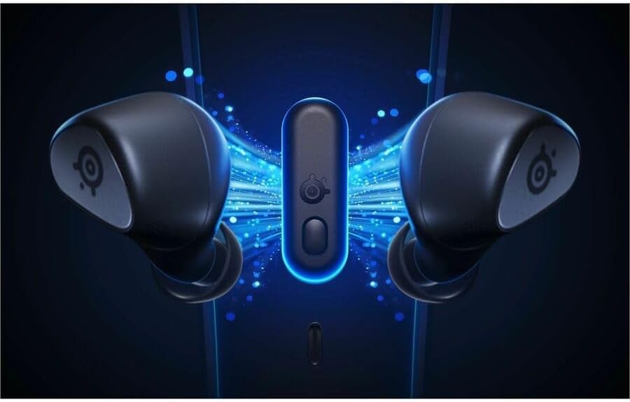 SteelSeries 61707 Arctis Wireless Noise Cancelling GameBuds for Xbox/PS5/PS4
