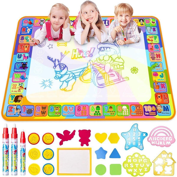 Baztoy Aqua Dibujo Doodle Magic Drawing Mat for Kids 3-8 Years