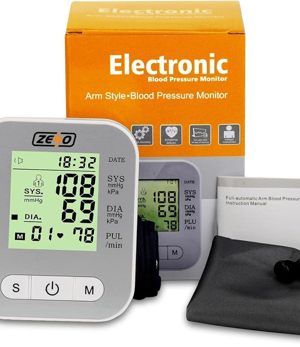 ZENO Blood Pressure Monitor - Accurate Upper Arm BP Machine for Home Use