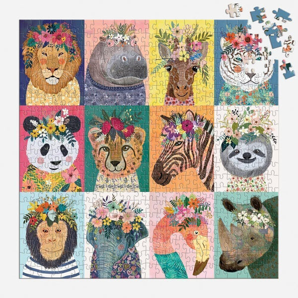 Wild Spirit Jigsaw Puzzle Galison 9780735375055 , Multicoloured, 500 Pieces