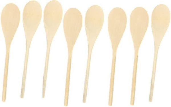 8x Wooden Spoons to Decorate Kids Craft DIY Art Activity Party Fun Creative Set