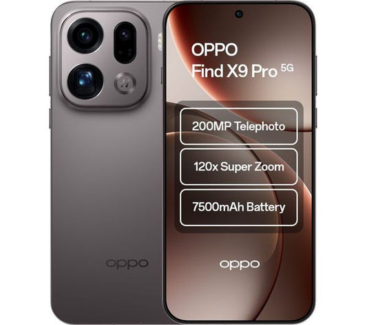 OPPO Find X9 Pro - 512 GB, Titanium Charcoal Unlocked & Sim Free Smartphone