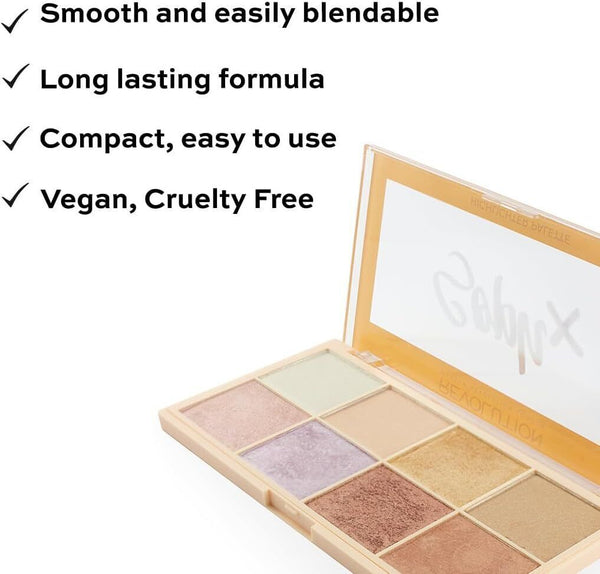 Makeup Revolution Beauty X Soph Highlighter Palette