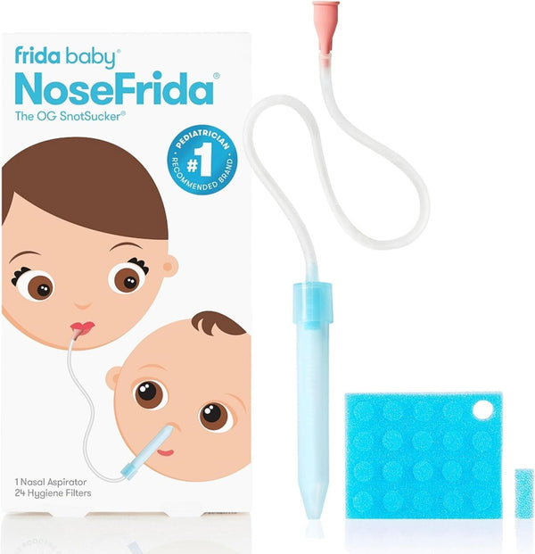 Frida Baby NoseFrida Nasal Aspirator Snot Sucker 24 Hygiene Filters