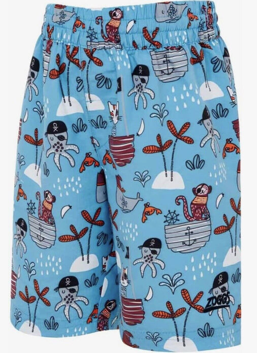 Zoggs Boy's Pirate Watershorts Swim Trunks - UK 6Y - 23"