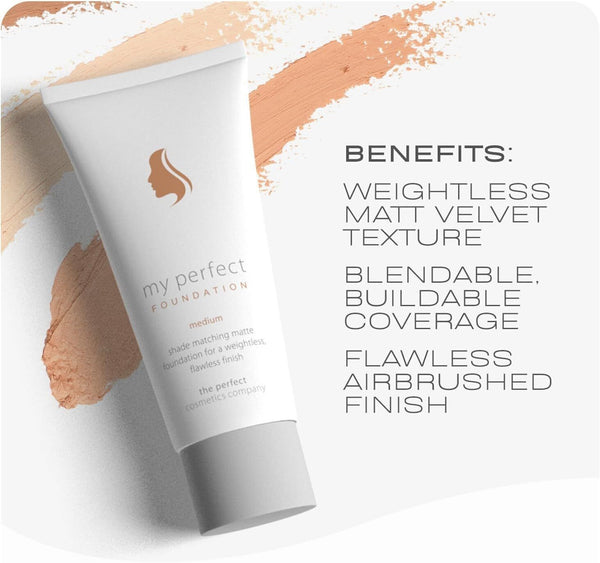 My Perfect Cosmetics Company   My Perfect Foundation   Full Coverage, Dark 40ml