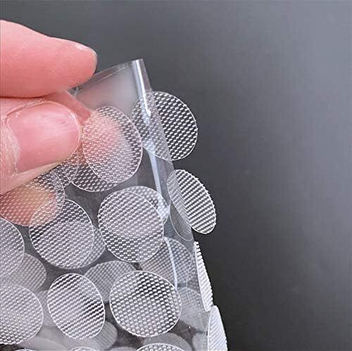 Arlent Clear Dots Sticky Back Hook & Loop 1008pcs for Crafts