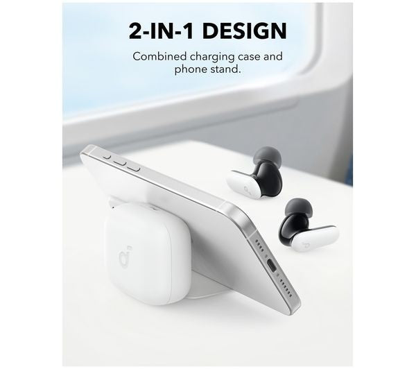 SOUNDCORE R50i NC Wireless Bluetooth Noise-Cancelling In-Ear Earbuds White