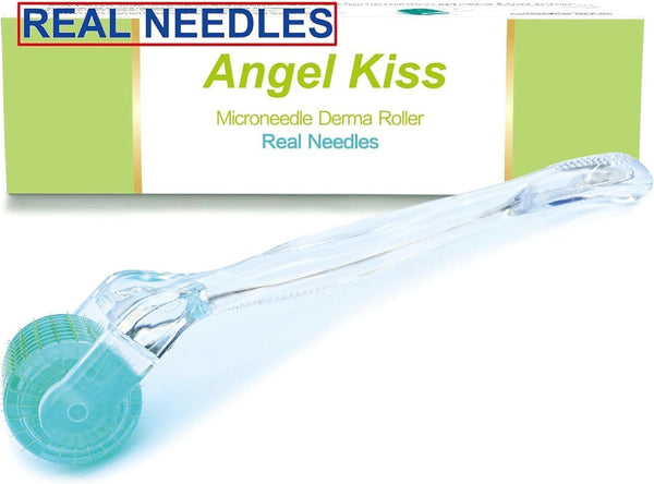 Angel Kiss Derma Roller 1.0mm - Microneedling Tool for Face & Body