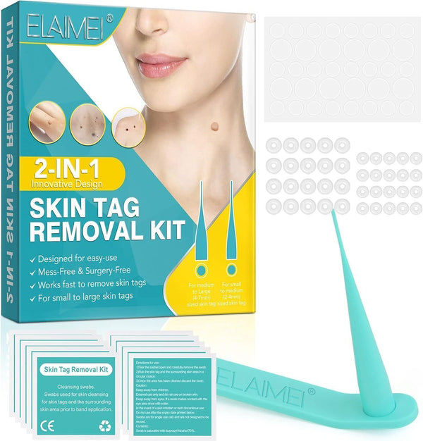 Safe Skin Tag Removal Kit 2-8mm Painless Mole Tag Remover