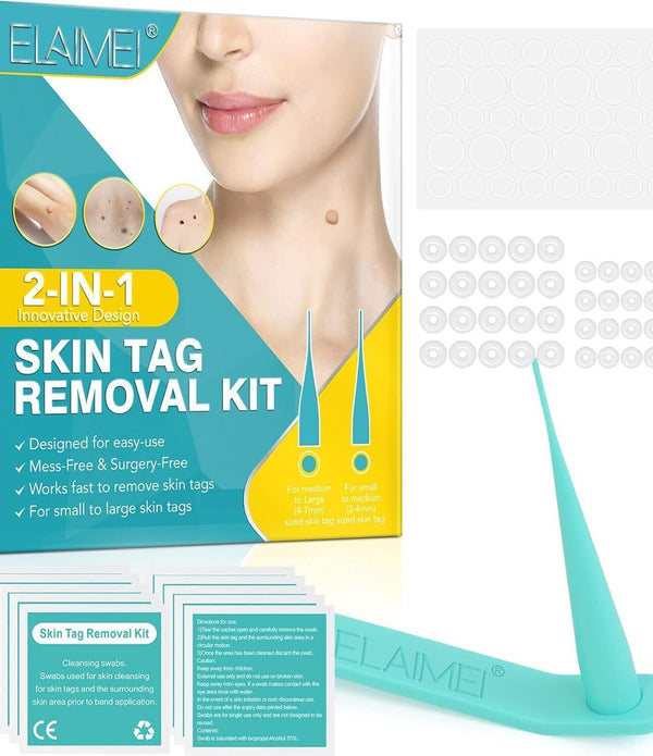 Safe Skin Tag Removal Kit 2-8mm Painless Mole Tag Remover