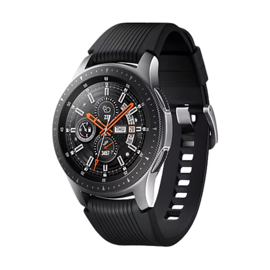 Samsung Galaxy Watch (Bluetooth, 46mm) Silver Stainless Steel Case + Black Strap