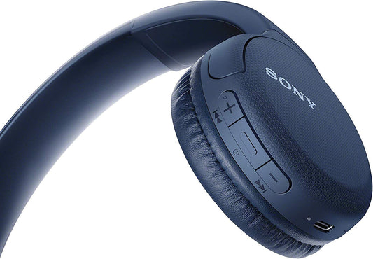 SONY WH-CH510 Wireless Bluetooth Headphones - Blue