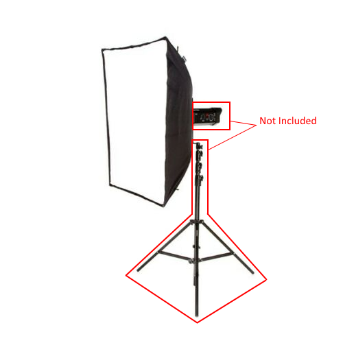 Bowens BW1675 S type SOFTBOX 100x80cm - Esprit/Gemini with Universal Flash Ring