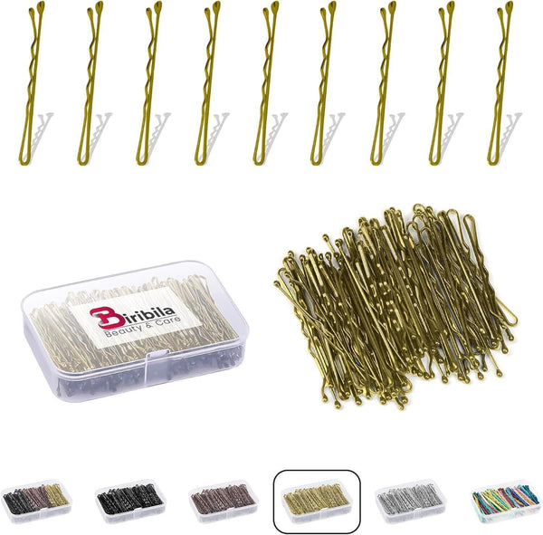 Biribila Bobby Pins � 5cm Long Hair Pins for Women - Gold 150