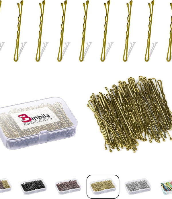 Biribila Bobby Pins � 5cm Long Hair Pins for Women - Gold 150