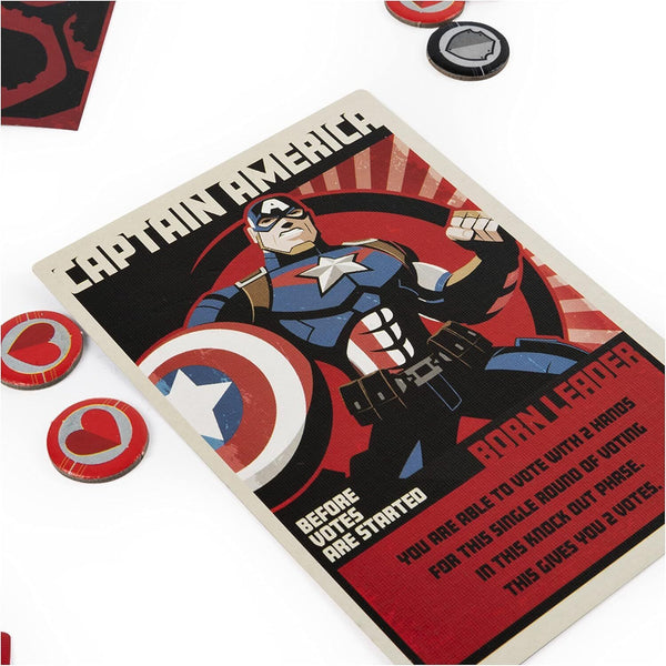 Spin Master Marvel: Hail Hydra Board Game - Strategy Game, Fun for Fans