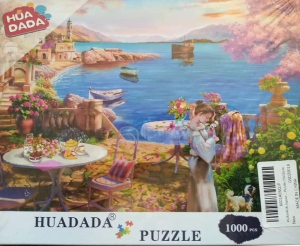 Puzzle 1000 Pieces, Family Skill Game, Relaxation Lake Scene for Adults