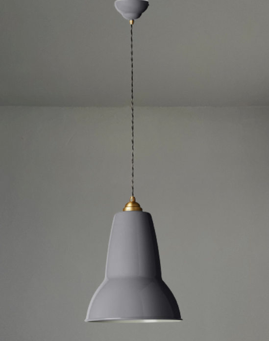 Anglepoise Original Ceiling Light 1227 Brass Midi-Elephant Grey