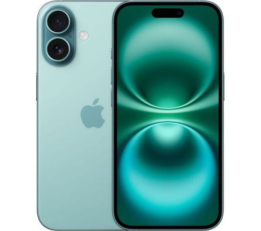 Apple iPhone 16 - 256GB, Teal Green Unlocked & SIM Free Smartphone